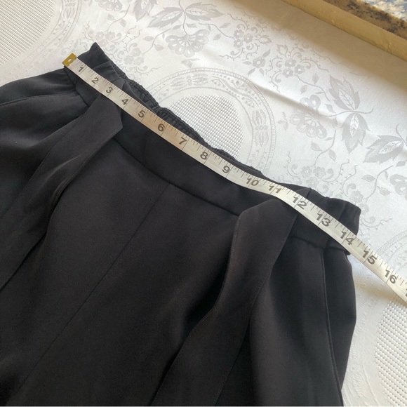 Lululemon Athletica Women’s Size S Black Wide-Leg Capri Pants High-Rise Elastic - Picture 7 of 16